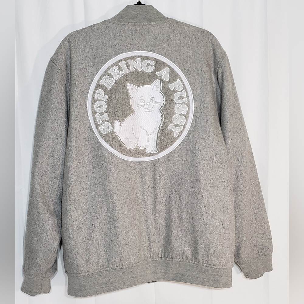 RipNDip, RARE color way and design, varsity jacket! LIKE NEW 💯 authentic. - Picture 1 of 16